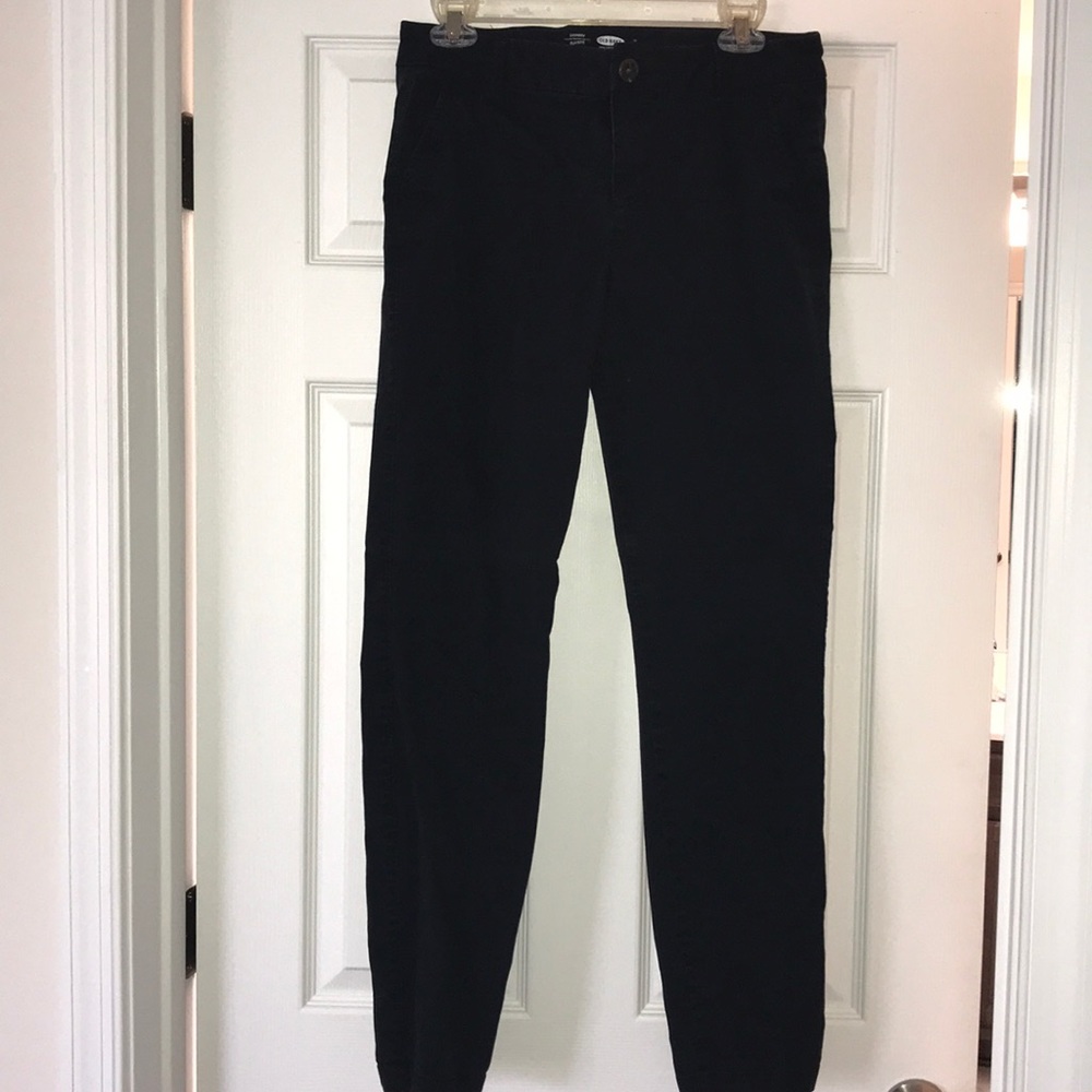 Skinny Black Work Pants